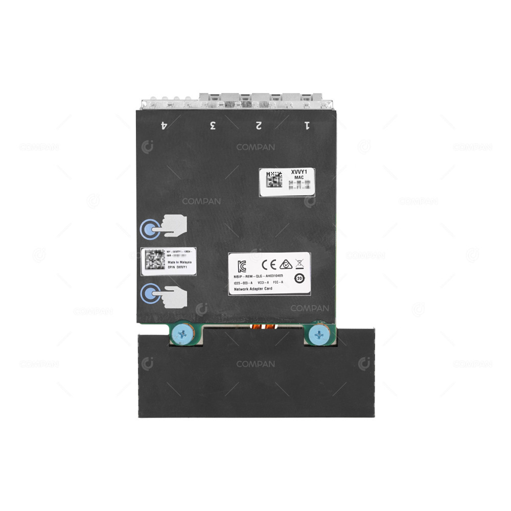 XVVY1  DELL QUAD PORT 10G SFP+ NETWORK DAUGHTER CARD